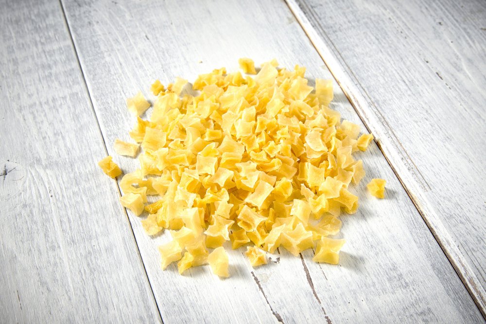 Dried potatoes processed